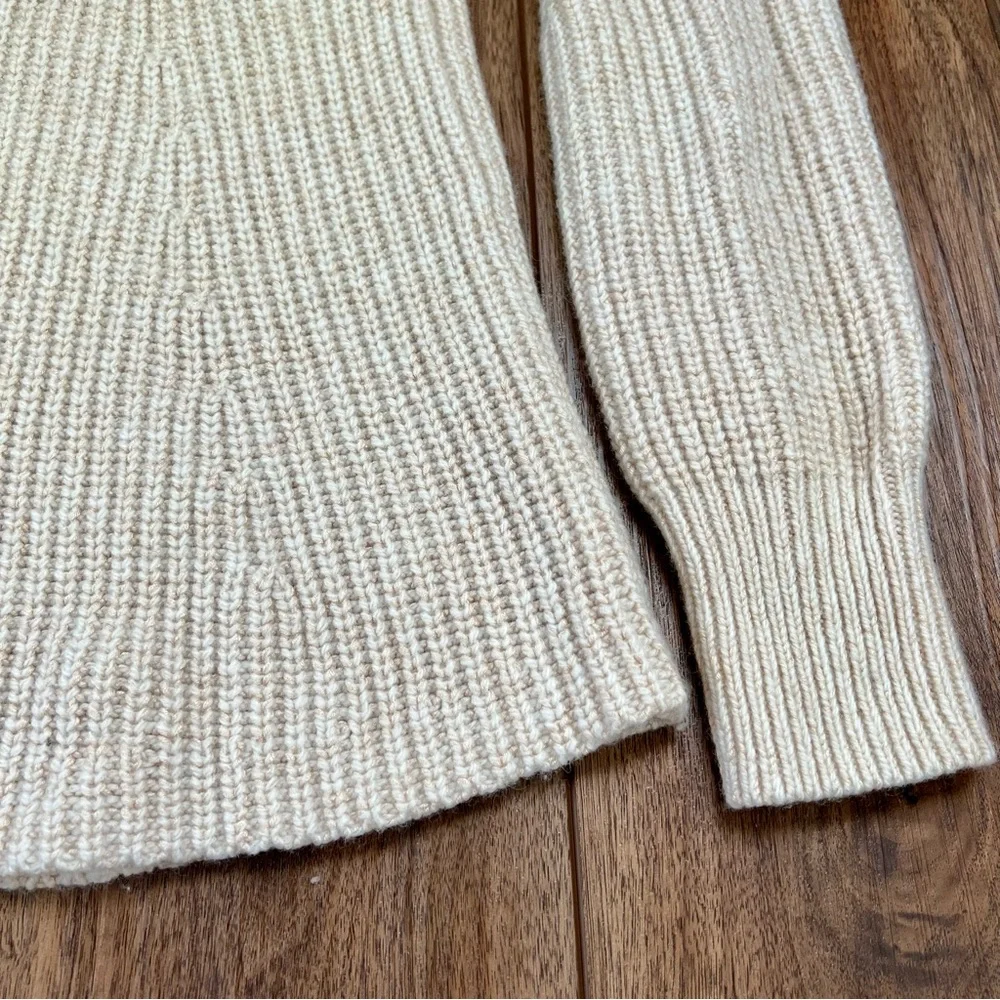NWOT Athleta Sierra Crew Beige Wool Blend Pullover Sweater - Picture 10 of 16